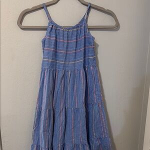 Cat & Jack Blue and White Pleated Sundress